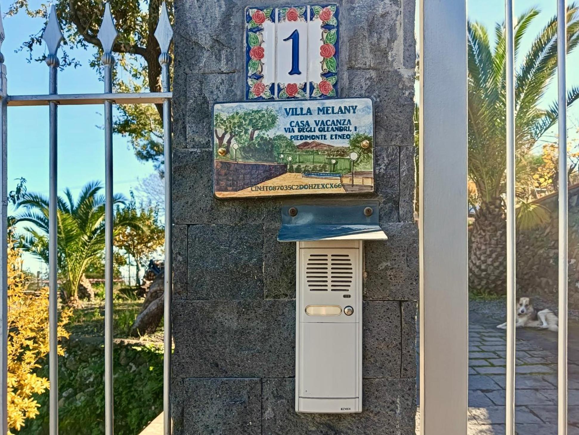Villa Melany Casa Vacanza Piedimonte Etneo Eksteriør bilde